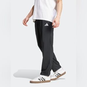 Adidas Men's Black Logo Open Hem Stanford Track Pants, Size XXL